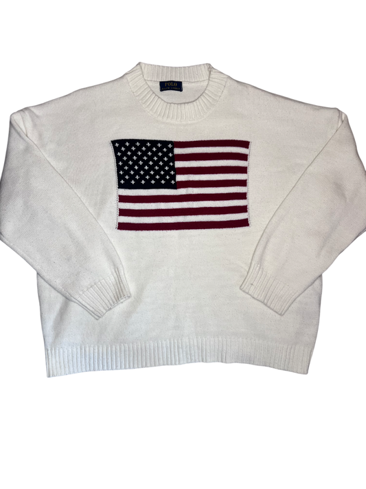 Vintage Ralph Lauren ”USA Flag” Sweater