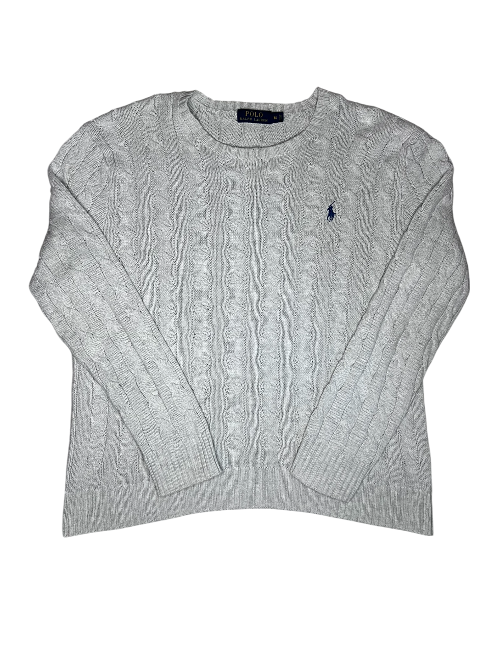 Ralph Lauren Cable Knitted Sweater Grå