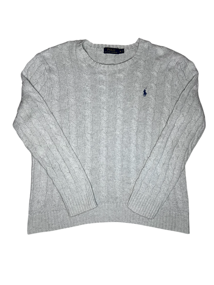 Ralph Lauren Cable Knitted Sweater Grå