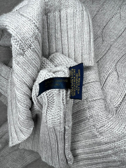 Ralph Lauren Cable Knitted Sweater Grå