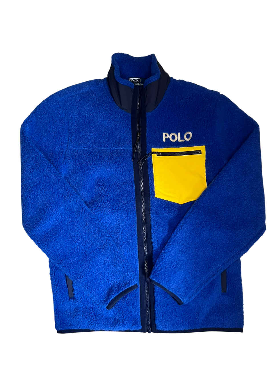 Polo Ralph Lauren SKI 92 Stadium Pile Fleece Zip Up Jacket