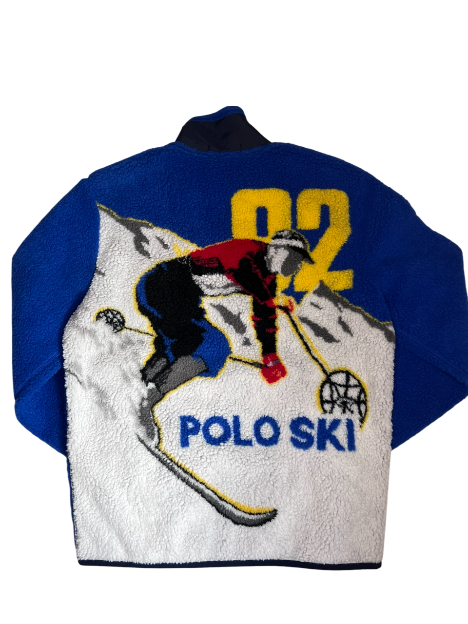 Polo Ralph Lauren SKI 92 Stadium Pile Fleece Zip Up Jacket